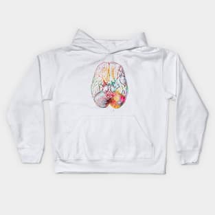 Human brain section Kids Hoodie